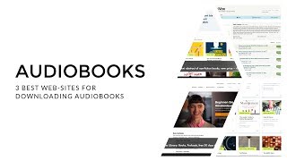 3 BEST WEBSITES TO DOWNLOAD AUDIOBOOKS [upl. by Enyrhtak]