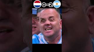 Van Dijk Slammed Parades  World Cup Quarterfinals Argentina Vs Netherlands football highlights [upl. by Nydnarb]