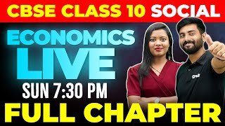 CBSE10 Economics  Economics Full Chapter Live  Exam Winner [upl. by Dnalhsa468]