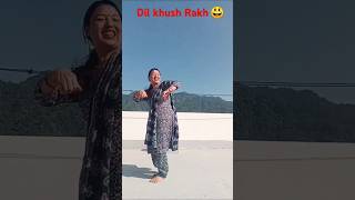 Dil khush Rakh Mitra punjabisong dance short [upl. by Nnagem]