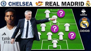 🚨 REAL MADRID VS CHELSEA🔥  POSSIBLE TEAM LINE UP  CLUB FRIENDLIES 2425 [upl. by Alver]