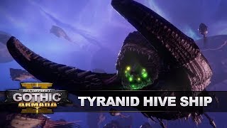 Battlefleet Gothic Armada 2  Tyranid Hive Ship [upl. by Lomaj]