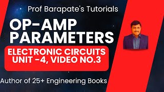 OP AMP PARAMETERS [upl. by Chalmer193]