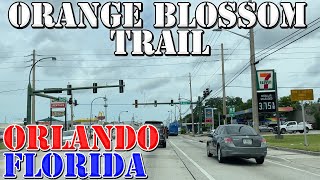 Orange Blossom Trail North  Orlando  Florida  4K Street Drive [upl. by Norris221]