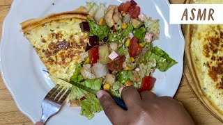 ASMR  Recette Quiche au thon et sa salade composée [upl. by Aikam213]