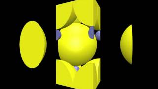 30 Wurtzite  Zinc Iron Sulfide ZnFeS  unit cell [upl. by Werbel]