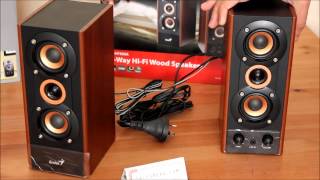 Genius SPHF800A 20 Computer Speaker unboxing and overview [upl. by Atinnor579]