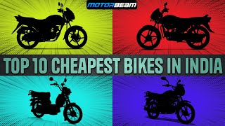 Top 10 Cheapest Bikes In India for 2023  MotorBeam [upl. by Irrab]