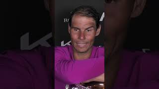 Its not everyday that Rafael Nadal drops a fck bomb  Eurosport Tennis  shorts [upl. by Efioa]