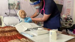 TRACHEOSTOMY CARE OSCE [upl. by Eatnwahs]