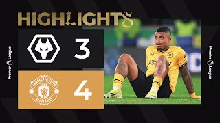 Heartbreaking defeat  Wolves 34 Man United  Highlights [upl. by Nanette]