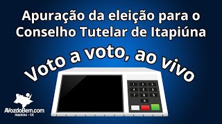 Apuração da eleição do Conselho Tutelar de Itapiúna  2023 [upl. by Nayk]