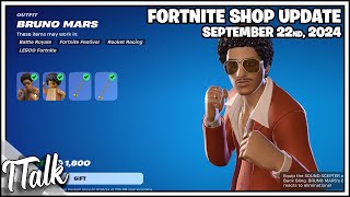 BRUNO MARS IS BACK Fortnite Item Shop September 22nd 2024 Fortnite Chapter 5 [upl. by Annawik]