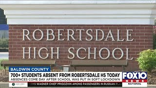 Over 700 students absent from Robertsdale High School following threat [upl. by Harewood]