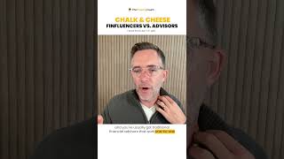 Chalk amp Cheese Finfluencers vs Financial Advisors [upl. by Gwenora]