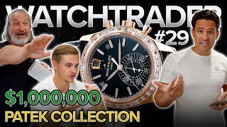 1000000 Patek Philippe Collection  Selling Rolex Submariner Date  Watchtrader amp Co Ep29 [upl. by Robillard363]