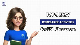 Top 5 Easy Icebreaker Activities  First day of class activity for ESL Classroom [upl. by Mari849]