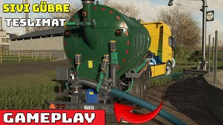 BİOGAZ TESİSİMİZE SIVI GÜBRE TAŞIYORUZ  FARMİNG SİMULATOR 22  MANURE SYSTEM [upl. by Him987]