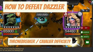 How to defeat Dazzler Thronebreaker  Cavalier Difficulty please subscribe [upl. by Annawak]