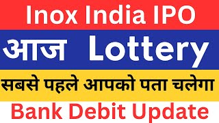 Inox India IPO Allotment Status  Inox India limited ipo allotment update  Inox india IPO Allotment [upl. by Aretahs848]