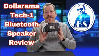 Dollarama Tech1 Rage Bluetooth Speaker Best Bluetooth Speaker Under 5 [upl. by Nitsew]