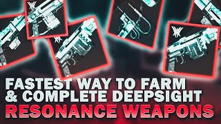 The BEST WAY To Complete Deepsight Resonance On Weapons Fastest Way To Farm Neutral Element [upl. by Crockett]