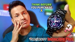 Fireboltt Invincible Plus Premium Smartwatch Detailed Review  Best Smartwatch Under 5000 [upl. by Marek]