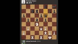 Mikhail Botvinnik vs Ravinsky Grigory • URS Championship 1944 [upl. by Tommie]