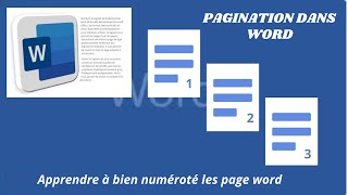 La pagination dans word [upl. by Kohsa]