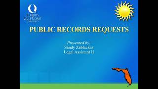 Public Records  FERPA Training [upl. by Stichter]