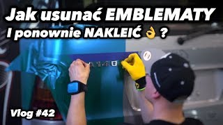 Jak usunąć i nakleić EMBLEMATY w tym samym miejscu  Vlog 42 [upl. by Rehm244]