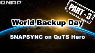 World Backup Day  Part 3  Using SNAPSYNC to Replicate your SNAPSHOTS to a QNAP NAS [upl. by Tila]