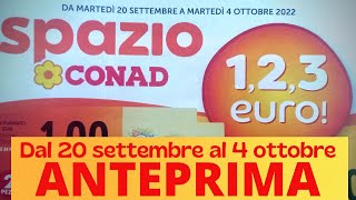 Volantino CONAD dal 20 settembre al 4 ottobre ANTEPRIMA [upl. by Ellinger504]