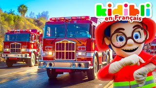 Compilation  Camion de Pompiers  Kidibli  Animaj Kids [upl. by Olin434]