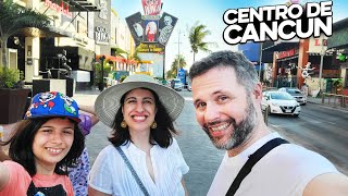 Tour completo no Centro Turístico de Cancun Lojas e mais  VIAGEM para CANCUN no MÉXICO 🇲🇽 6 [upl. by Carmelia]