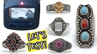 Lets Test Gemstones Presidium Gem Tester II PGT II  Testing Emerald Diamond Sapphire Garnet [upl. by Naara]