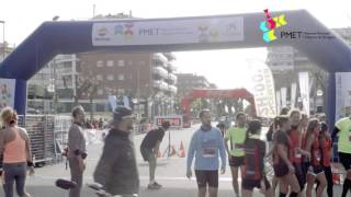 Mitja Marató  10K Ciutat de Tarragona Temps darribada 1 59 2 01 [upl. by Suravart]