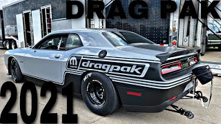 Picking up our NEW 2021 Dodge Challenger Drag Pak  Smoke Show  1200 HORSEPOWER [upl. by Ayanal776]