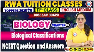 Class 11 Biology Chapter 2  Biological classifications By Vandana Mam [upl. by Slyke]