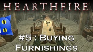 Lets Play Skyrim  Hearthfire  5  Buying Furnishings From The Steward [upl. by Mauve]