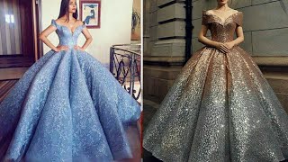 LATEST OFF SHOULDER BALL GOWN DESIGNS COLLECTION 2019  PROM DRESS  EVENING DRESS [upl. by Lorola]