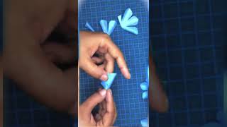 Flower Making428 Paper Crafts For School diy paperpetals artandcraft art paperblooms [upl. by Riegel]