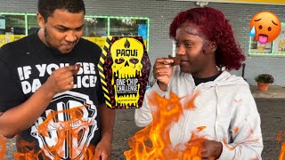 We Did The One Chip Challenge🔥🥵 NEVER AGAIN [upl. by Jepum]