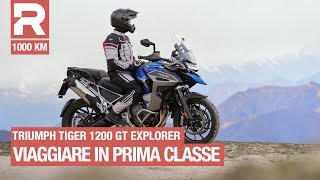 Prova Triumph Tiger 1200 GT Explorer I Come va la maxi enduro inglese con serbatoio da 30 litri [upl. by Maryjo]