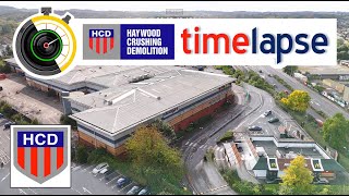 HCD Demolition working with Equation at Brighton Hill Retail Park Basingstoke quot TOYS R US quot 5K HD [upl. by Lenoel]