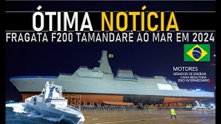 Lançamento em mar da Fragata F200 TAMANDARÉ para 2024 [upl. by Ainomar]