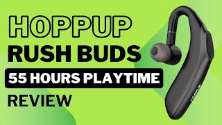 Hoppup Rusk Bluetooth Earbuds For Single Ear  Best Calling Bluetooth  Review In Hindi [upl. by Audrye]