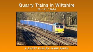 Quarry Trains in Wiltshire 260124 [upl. by Ogaitnas25]