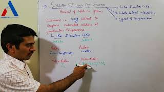 Principle of Like Dissolves Like Solubility and its Factors [upl. by Omarr930]