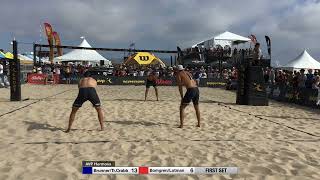 2023 AVP Hermosa BrunnerTrCrabb vs Friend 77 [upl. by Aryek]